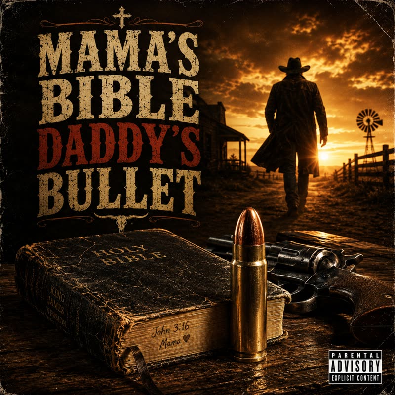 Mamas Bible Daddys Bullet cover art