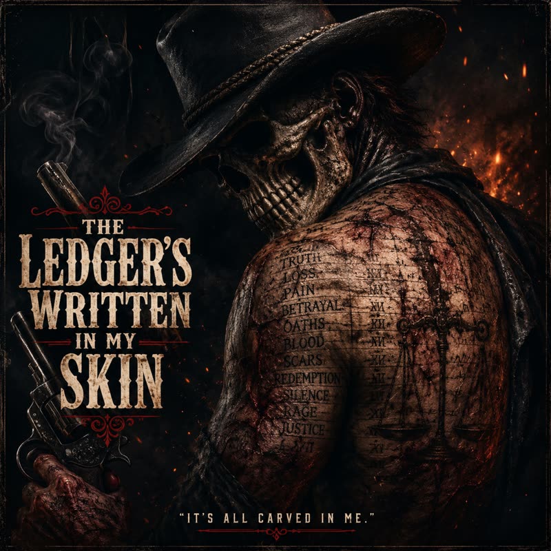 The Ledger’s Written in My Skin cover art