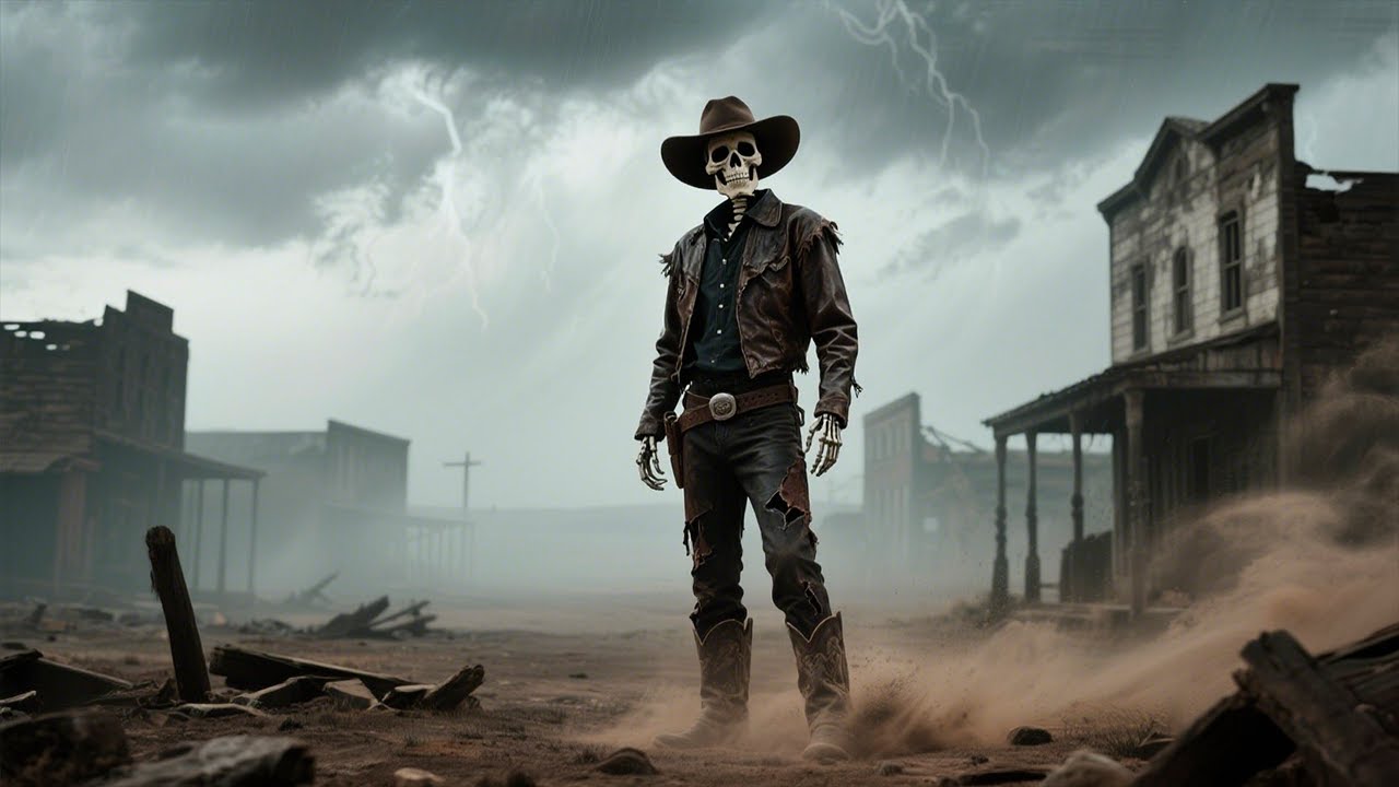 Outlaws Leave No Ghost Behind - Dark Country Gothic Americana Single cover art