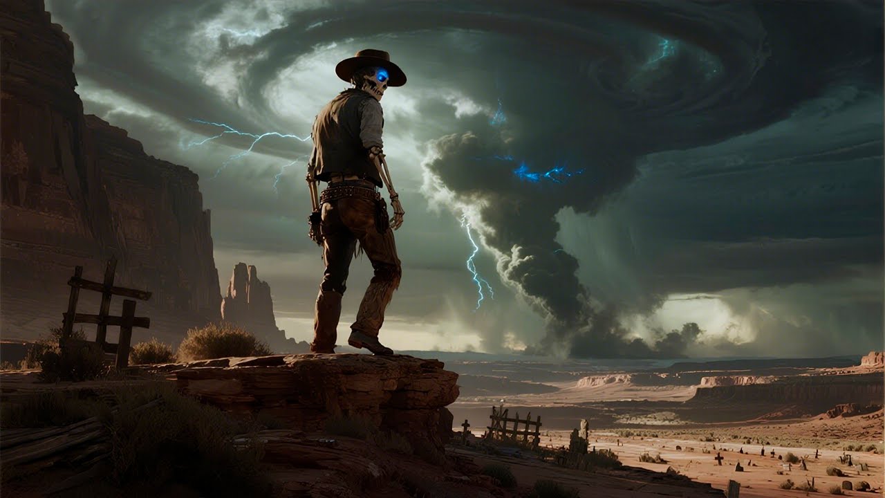 Bury Me Facing the Storm - Dark Country Gothic Americana Single cover art