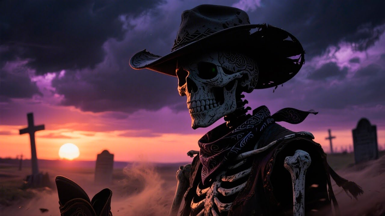 The Last Sun Sets Behind Me - Dark Country Gothic Americana Single cover art