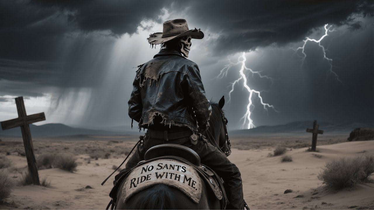 No Saints Ride With Me - Dark Country Gothic Americana Music Single by Coffin Crown featuring haunting ballads, southern gothic themes, and atmospheric dark country sounds