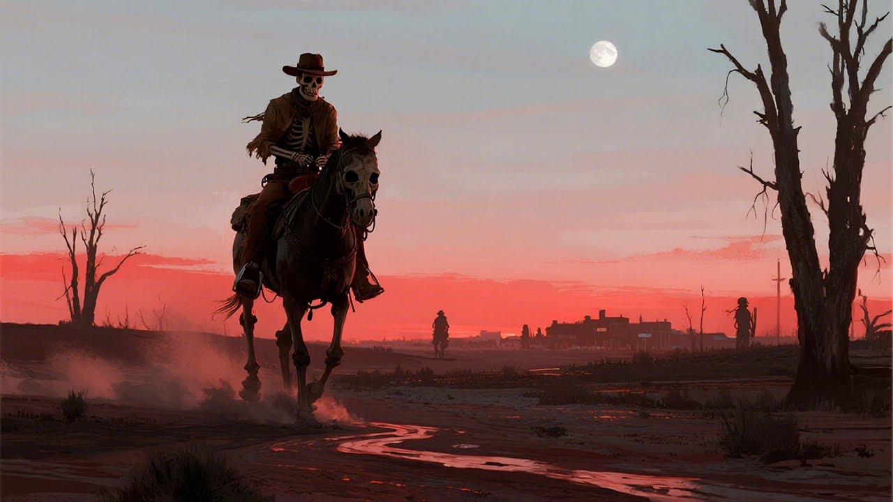 Ashes Follow Where I Ride - Dark Country Gothic Americana Single cover art