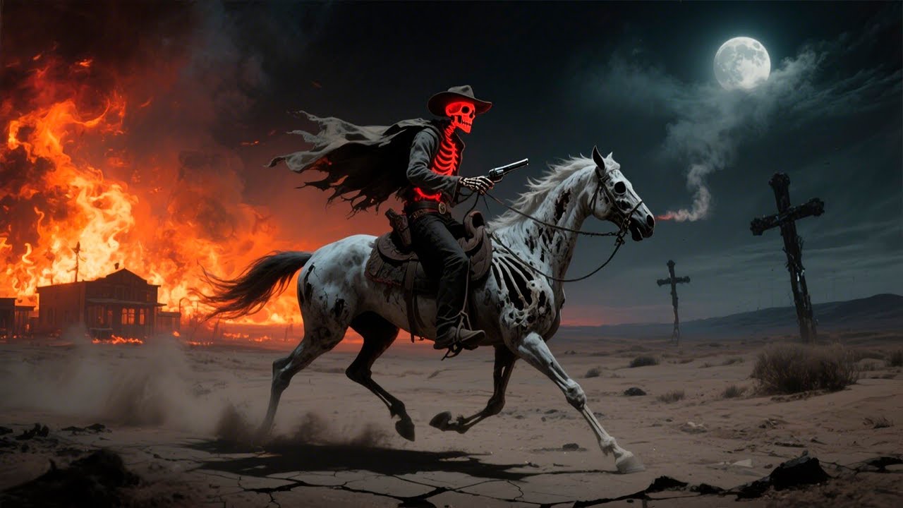 I Rode With Fire Behind Me - Dark Country Gothic Americana Music Single by Coffin Crown featuring haunting ballads, southern gothic themes, and atmospheric dark country sounds