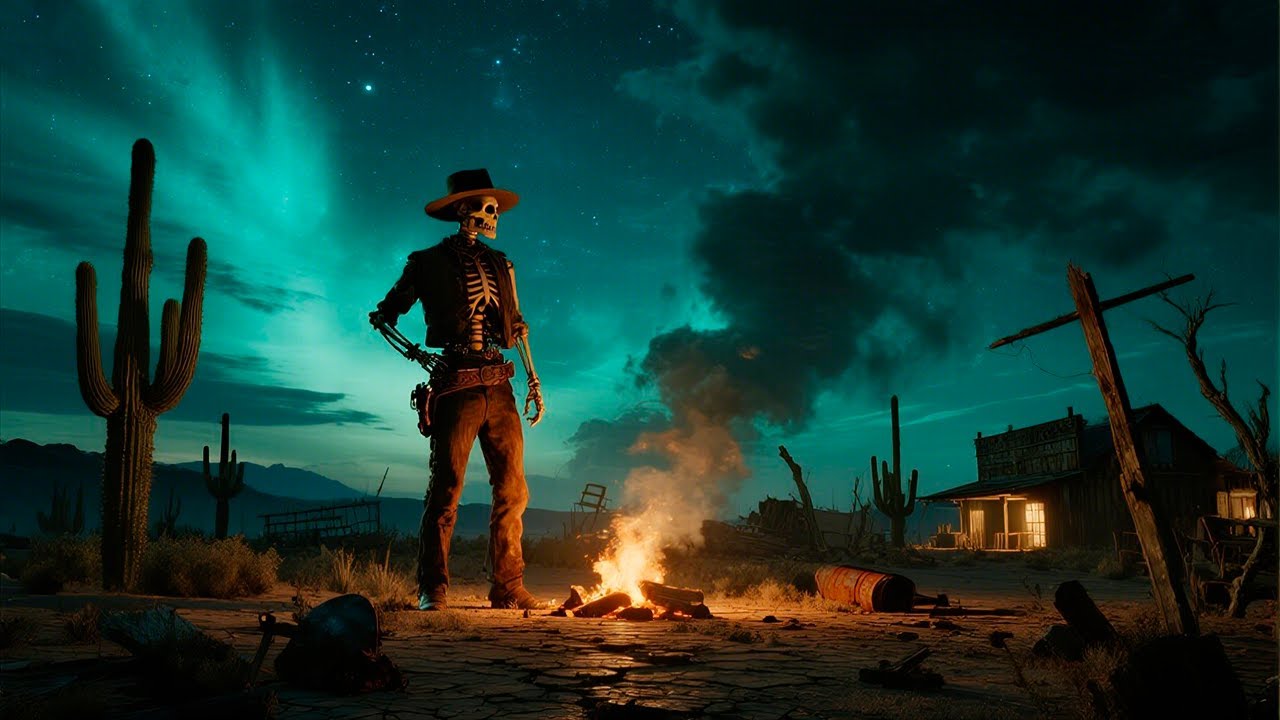 The Fire Never Asked Me Why - Dark Country Gothic Americana Single cover art