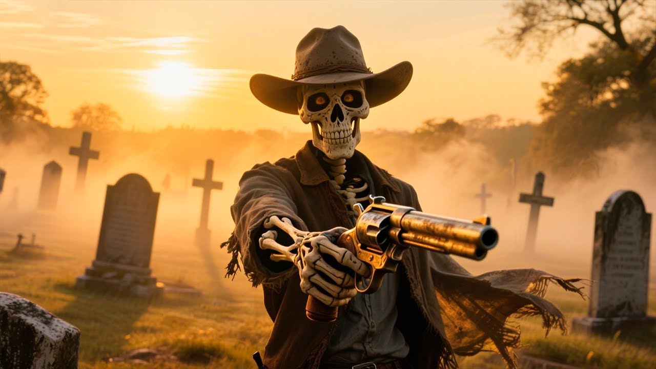 A Graveyard Don’t Scare a Man Like Me - Dark Country Gothic Americana Single cover art