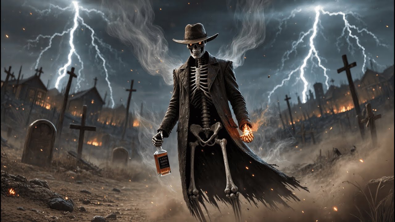 Whiskey, Fire, and a Kingdom Built - Dark Country Gothic Americana Single cover art