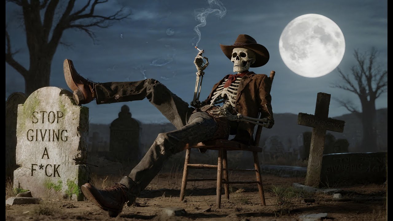 Stop Giving a Damn - Dark Country Gothic Americana Single cover art