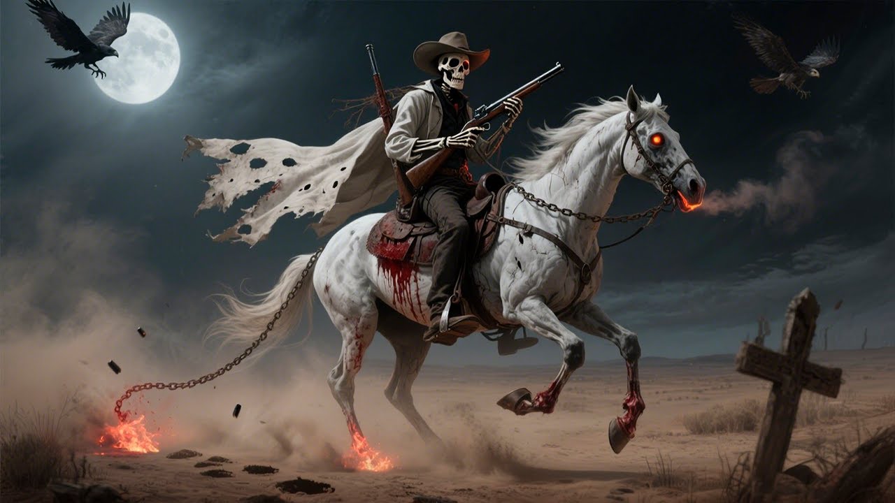 Twice Dead, Still Riding - Dark Country Gothic Americana Music Single by Coffin Crown featuring haunting ballads, southern gothic themes, and atmospheric dark country sounds
