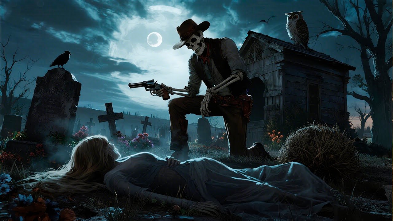 She Sleeps With Her Back to the Grave - Dark Country Gothic Americana Music Single by Coffin Crown featuring haunting ballads, southern gothic themes, and atmospheric dark country sounds