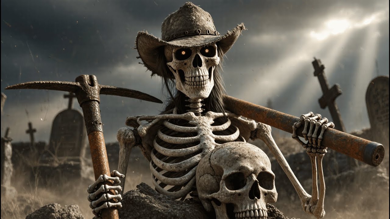 I Asked God for a Sign, So He Handed Me a Shovel - Dark Country Gothic Americana Single cover art