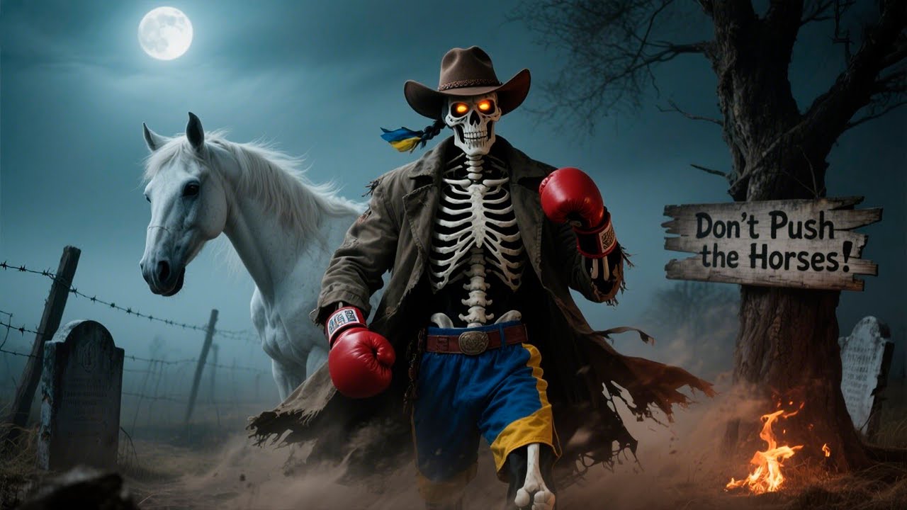 Don't push the horses - Dark Country Gothic Americana Single cover art