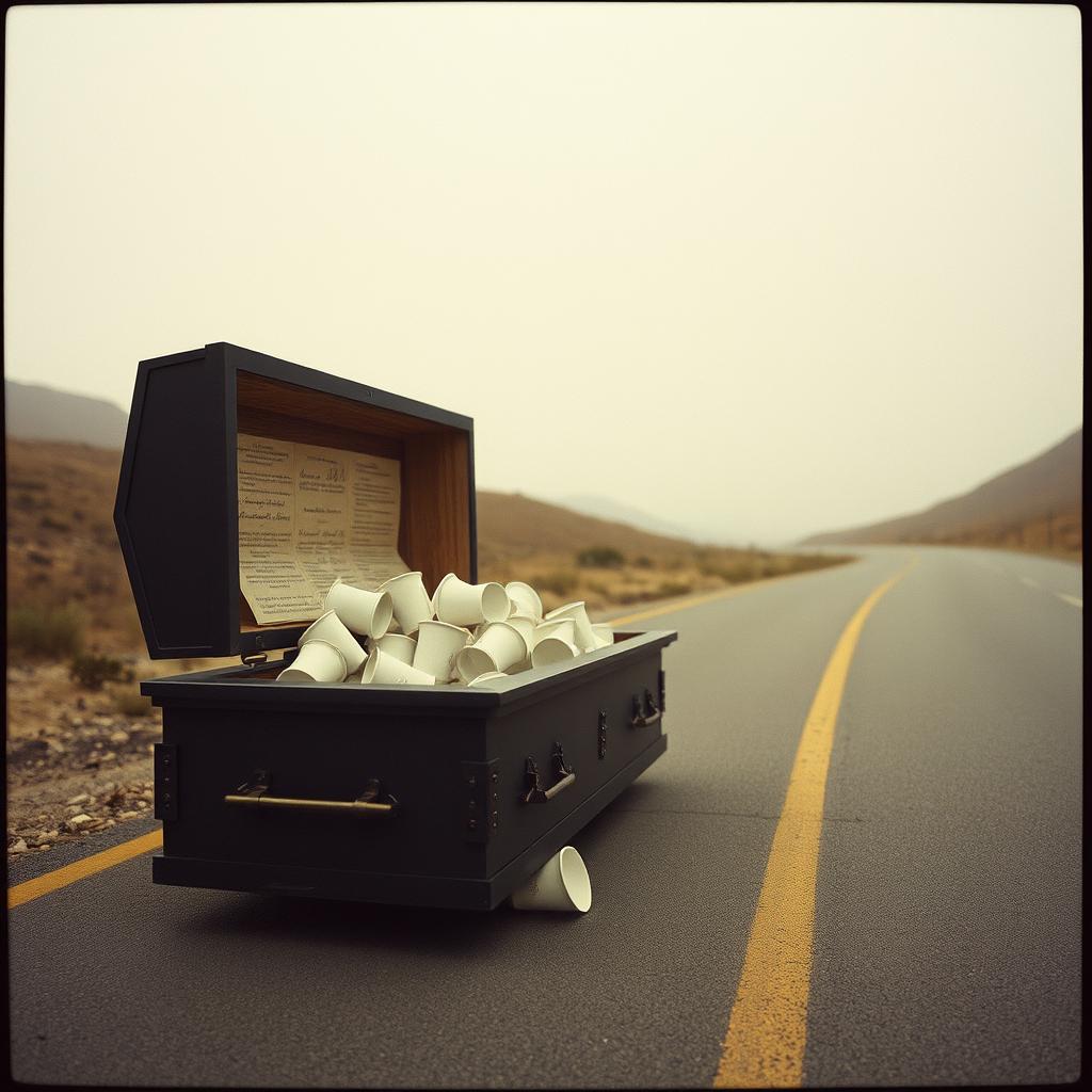5-Coffin Full of Coffee Cups cover art